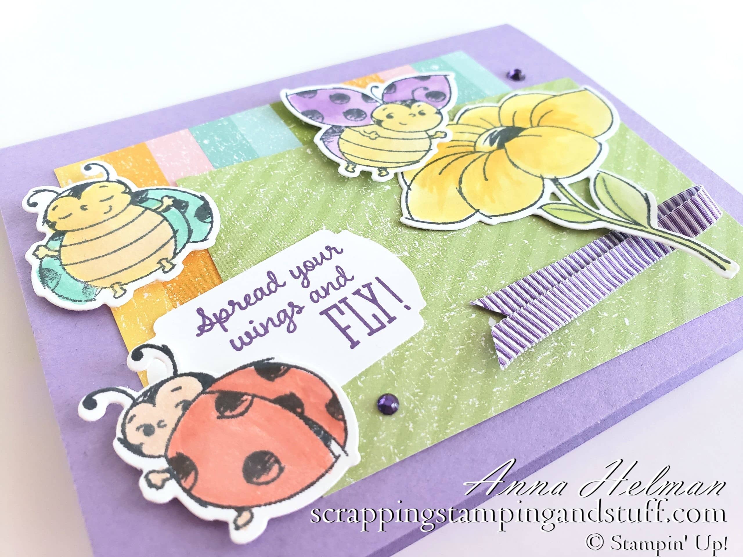 Loving This Ladybug Stamp and Die Set!