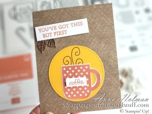 Sale-a-bration Second Release - Stampin' Up! Rise and Shine stamp set, free with qualifying order! Coffee stamps and dies