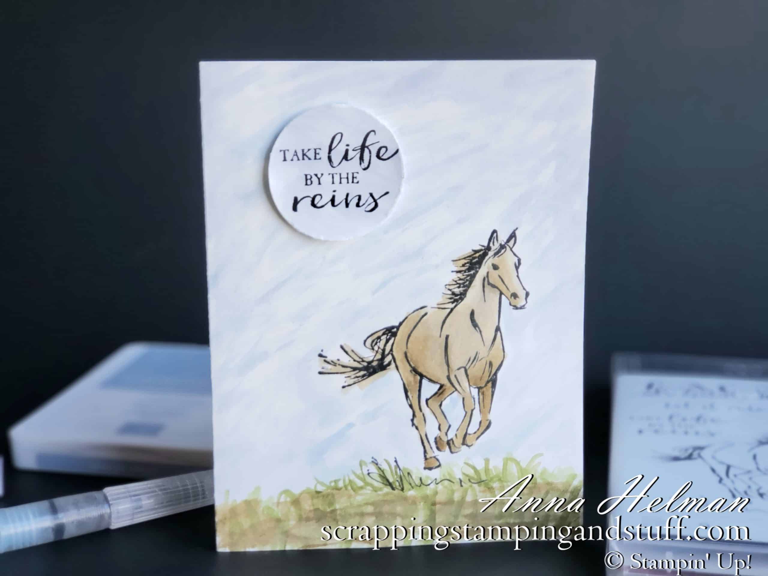 Stampin Up Let It Ride – Take Life By The Reins