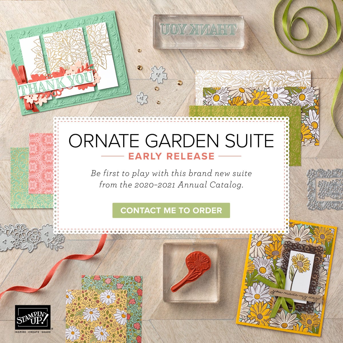 Stampin Up Ornate Garden Early Release