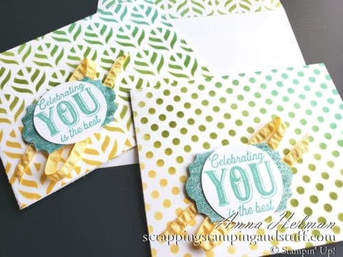 Sponged Masking Technique For Cardmaking