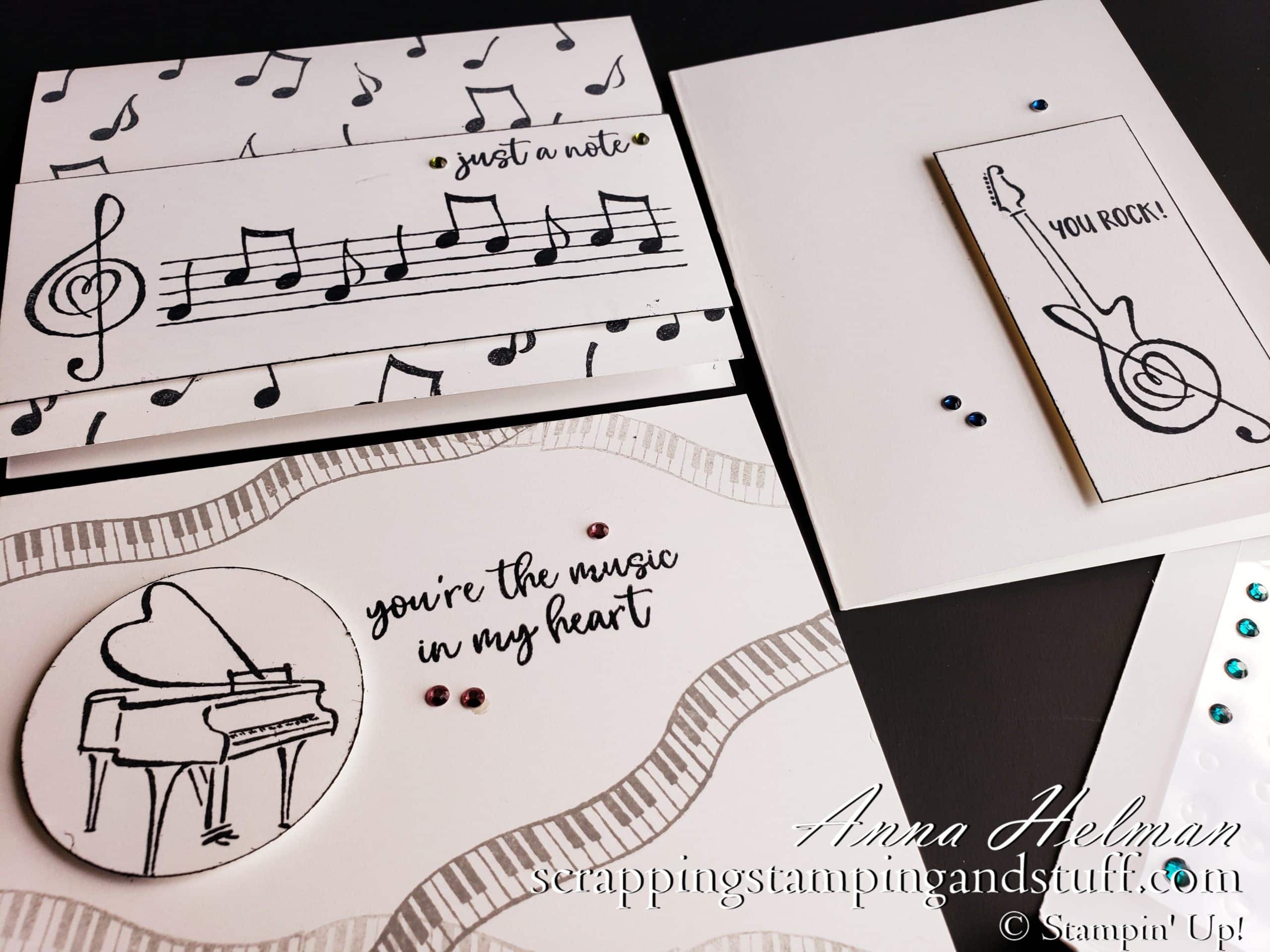 Music Card Ideas Using Music From The Heart