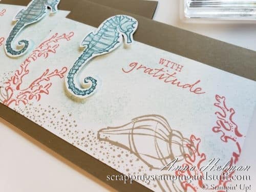 Under The Sea Card Using The Stampin Up Seaside Notions Stamp Set