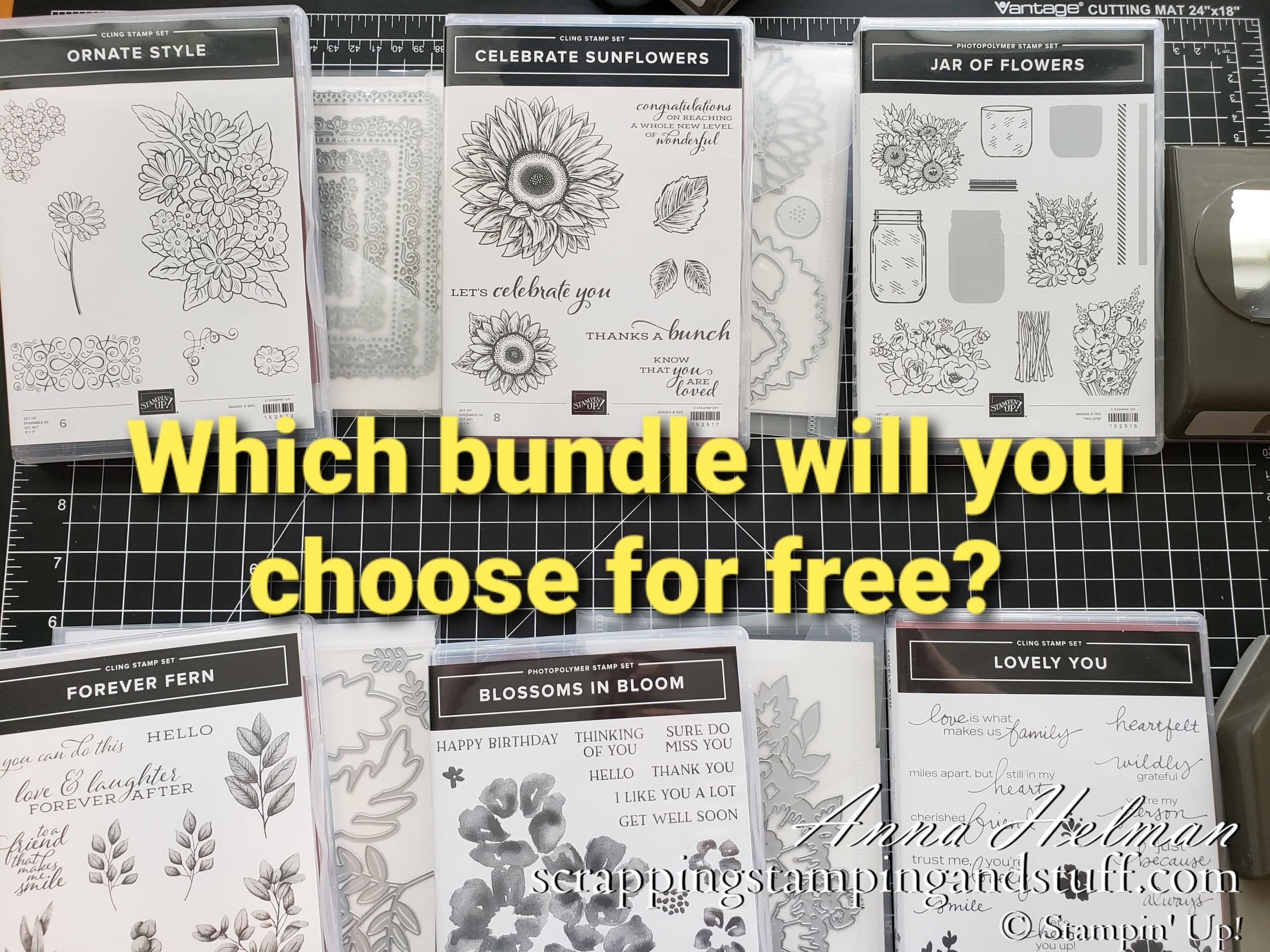 Pick A Free Stampin Up Bundle In June Only