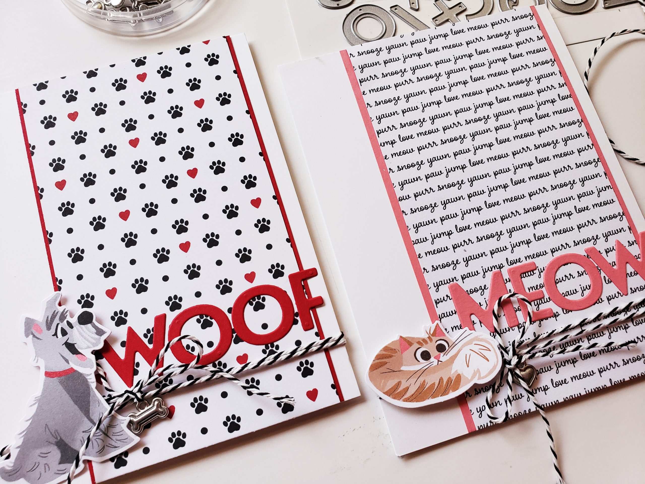 Stampin Up Playful Pets Makes Adorable Fur Baby Cards