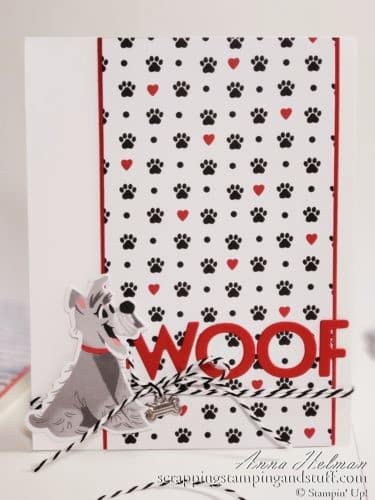 Adorable dog and cat card ideas using the Stmapin Up Playful Pets product suite and Pampered Pets stamp set
