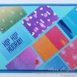 See How To Make This Quick Birthday Card Using the Stampin Up Rectangular Postage Stamp Punch And Celebration Of Tags Stamp Set