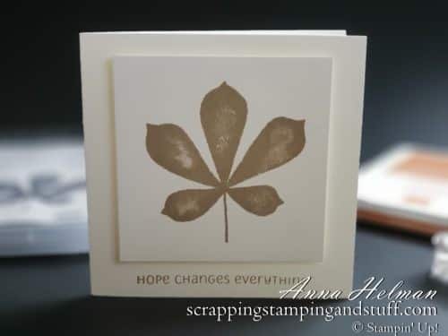 3 Simple Stamping Card Designs Using The Stampin Up Love Of Leaves Stamp Set