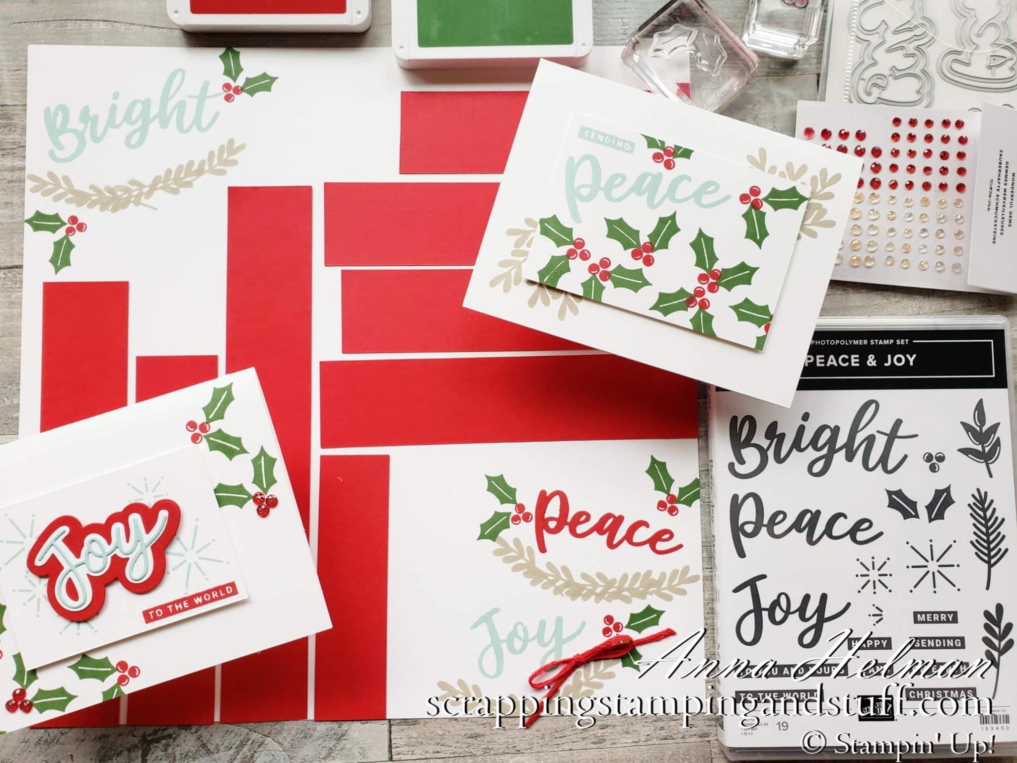 Stampin Up Peace & Joy Projects