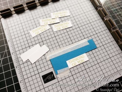 In today's Stamparatus tip video, learn how to stamp small pieces of paper perfectly every time! Your tiny greetings will always be straight!