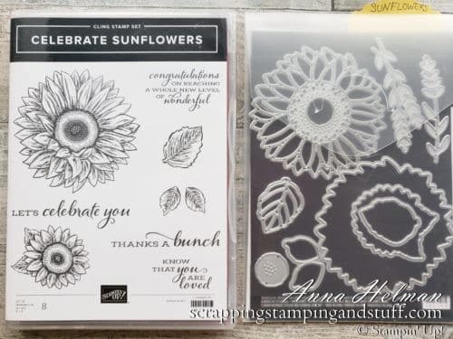 Learn to make a fun fold card in this exploding box card tutorial with Stampin Up Celebrate Sunflowers, Harvest Hellos, and Gather Together.