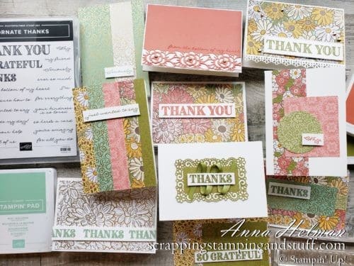 Join in to make 10 different simple cards using the Stampin Up Ornate Garden product suite. Watch along as I design these cards and share helpful crafting tips!