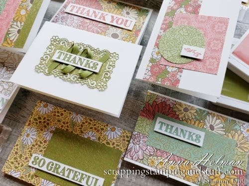 Join in to make 10 different simple cards using the Stampin Up Ornate Garden product suite. Watch along as I design these cards and share helpful crafting tips!