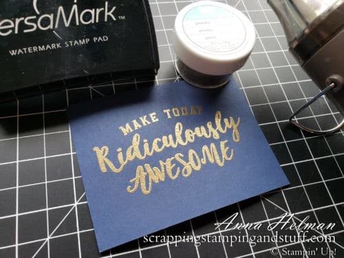 Learn how to emboss paper for beautiful, raised glossy elements on your card and other paper paper craft projects!