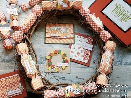 Take a look at the September 2020 Paper Pumpkin Kit - Hello Pumpkin. Use this kit for adorable treat holders or visit for some alternative ideas!