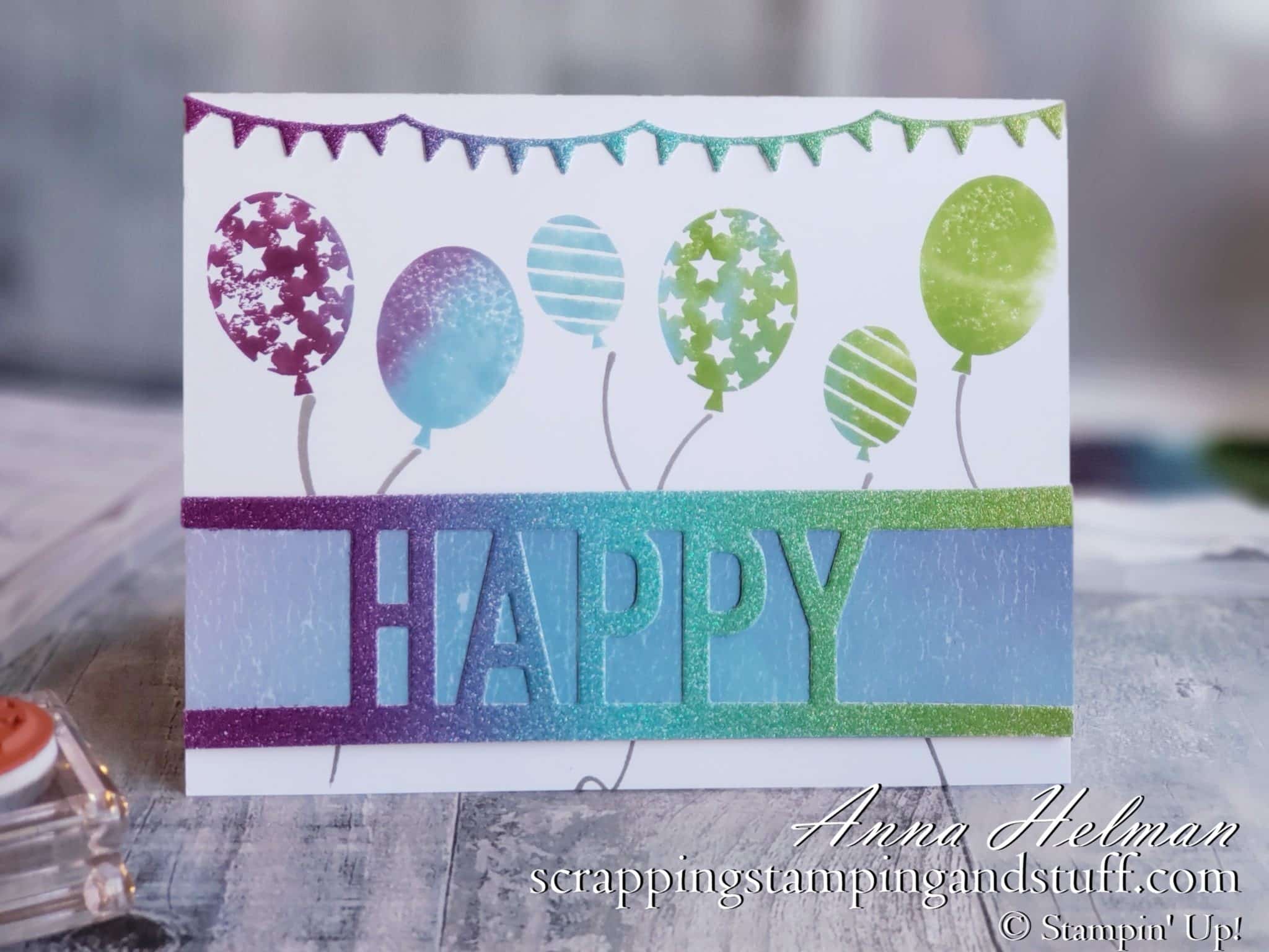 Baby Wipe Technique And A Fun Birthday Card