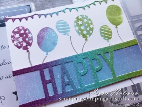 Learn to use this baby wipe technique to make your own multicolored ink pad. A neat way to stamp multicolored images on your card projects!
