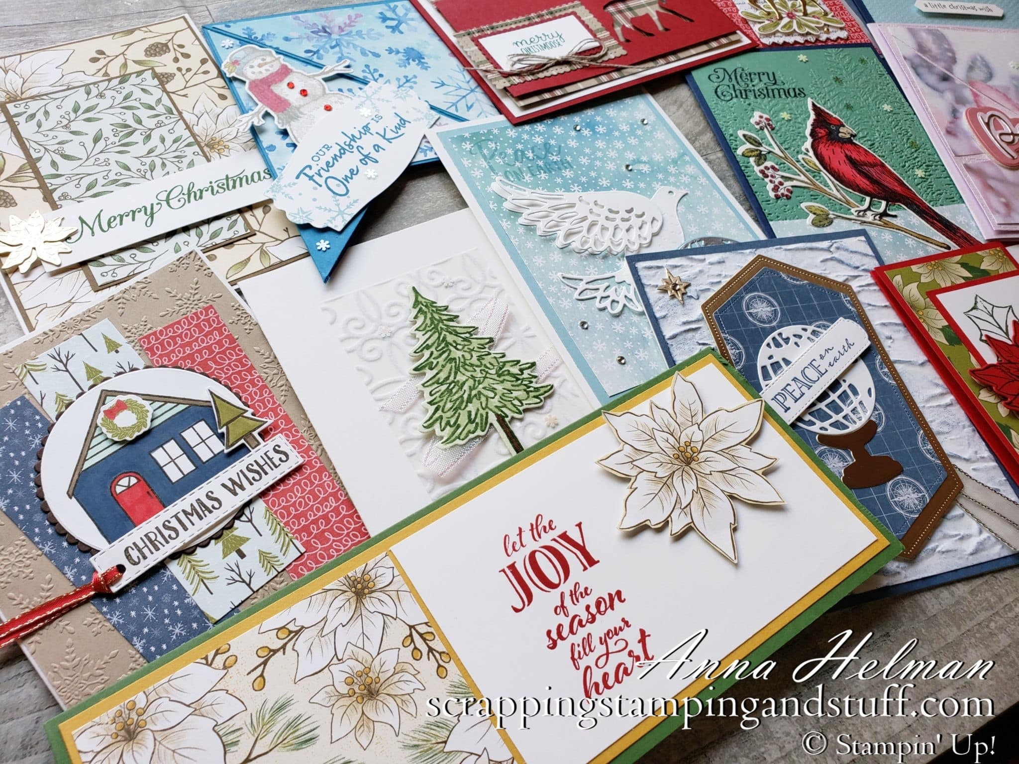 Amazing Christmas Card Ideas From My Stampin Up OnStage Demonstrator Swap Cards
