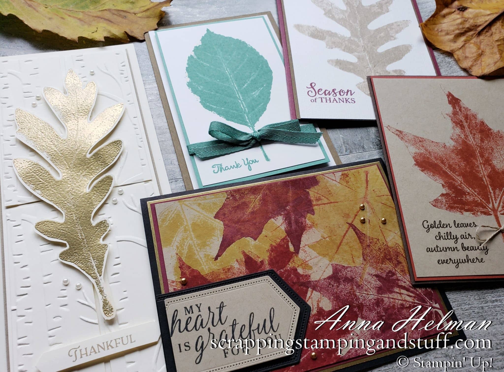 This Leaf Stamping Technique Is A Must-Try For Fall Cards