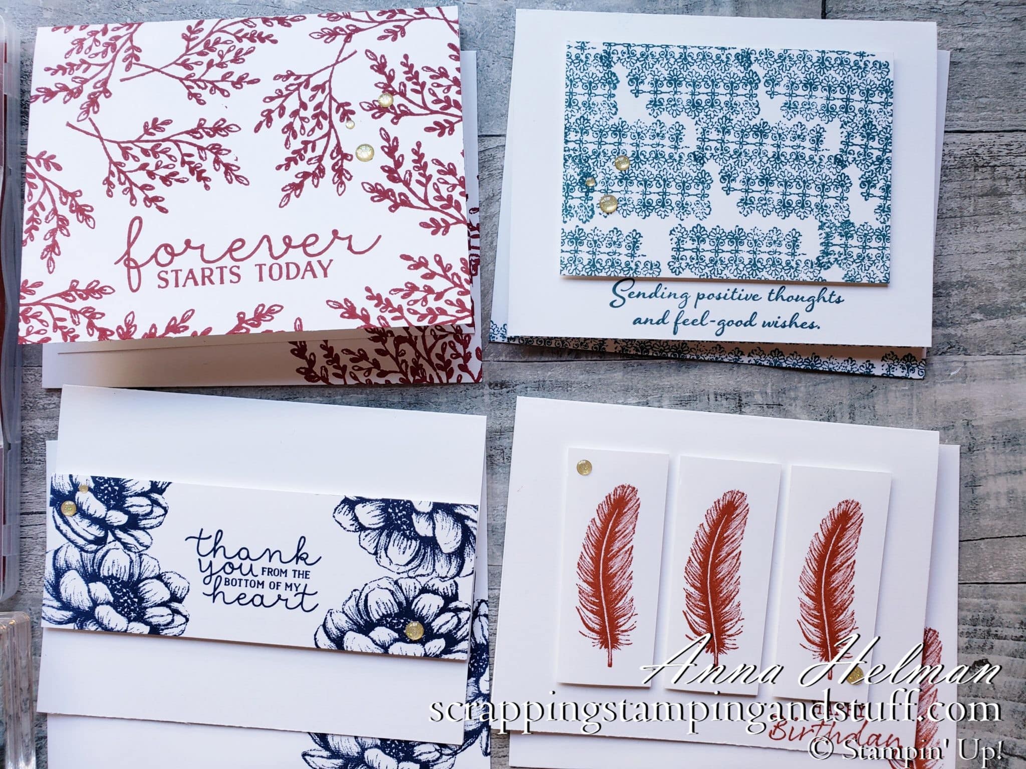 Simple Stamping Card Sets Make Inexpensive and Personal Gifts!