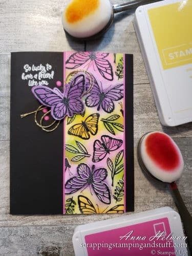 The Stampin Up Floating And Fluttering bundle includes gorgeous butterflies to use on your cards and other paper projects.