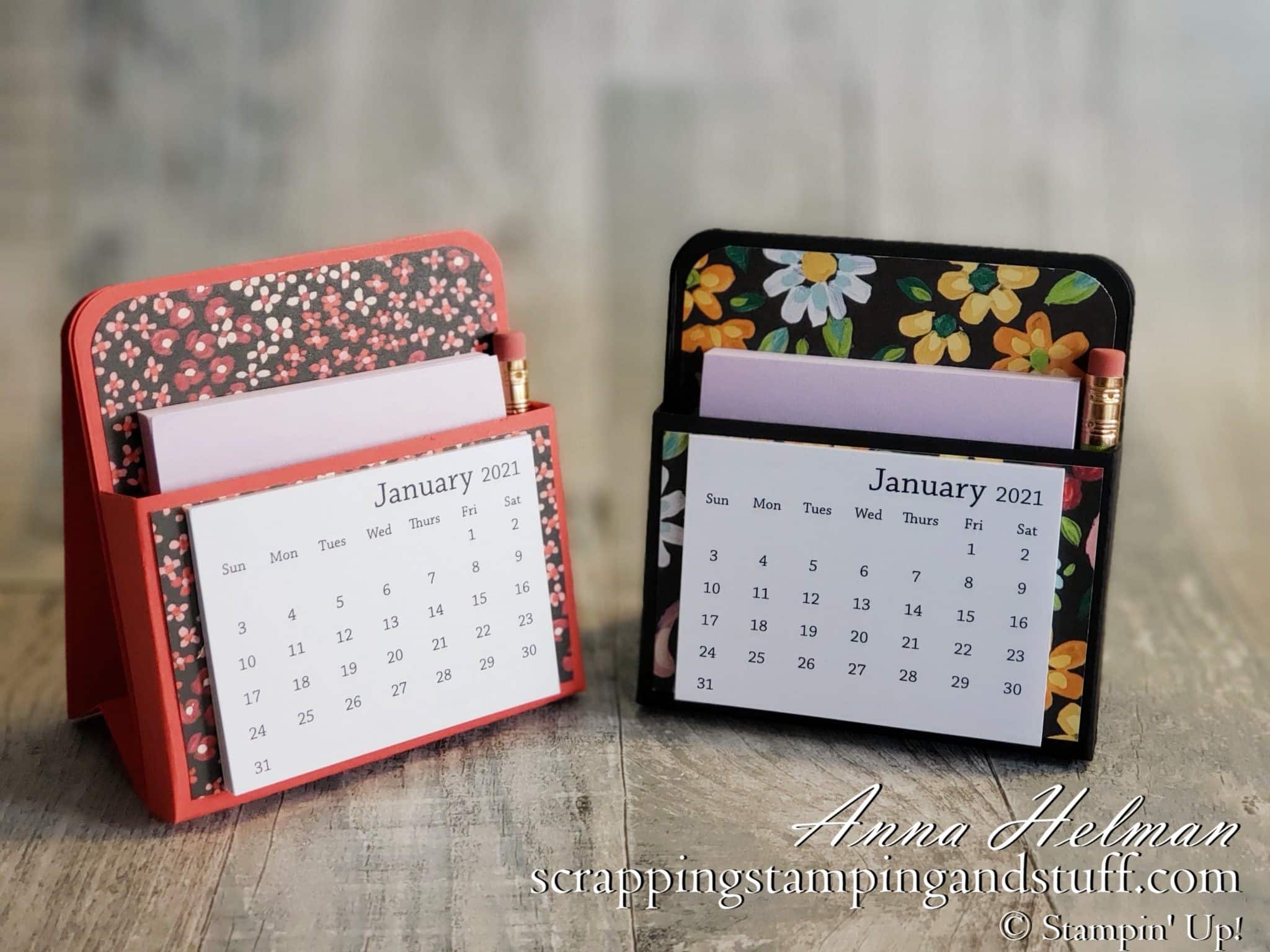 Mini Desk Calendar – Day 3 of 12 Days of DIY Gift Ideas