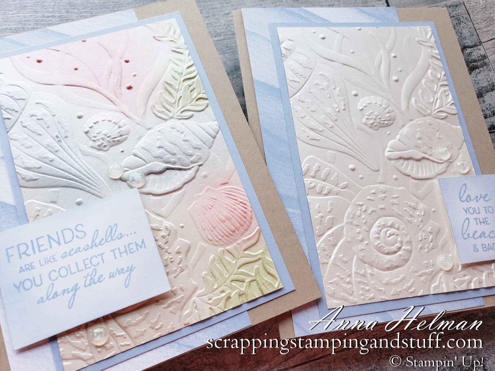 Introducing Stampin Up Sand & Sea For Beautiful Coastal Projects