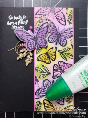 Here are 15 ways to use gilded leafing on you next project! This new Stampin Up product takes your projects to a whole new level.