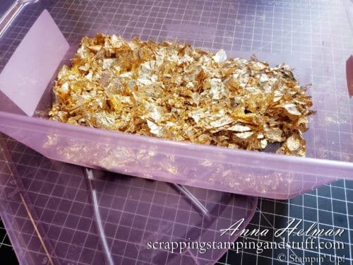 Stampin Up Gilded Leafing allows you to add gorgeous gold accents to all your projects. Learn all about it here!