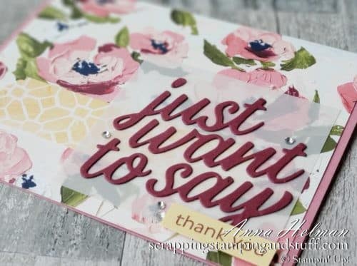 See ten card ideas using the Stampin Up Art Gallery stamp set and Fine Art Floral product suite! Simply gorgeous!