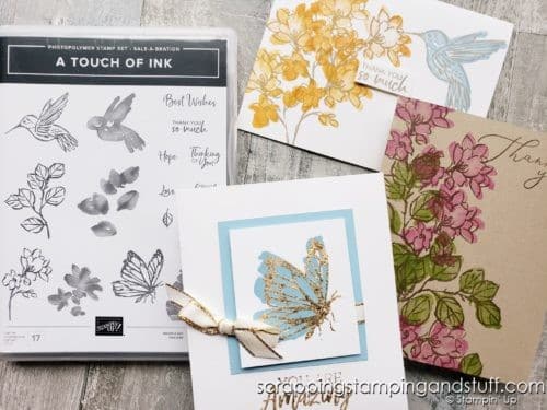 Get entered to win the Stampin Up A Touch of Ink or get it free right now with your product order during Sale-a-bration!