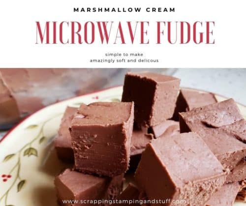 This microwave fudge with marshmallow cream is quick, easy, and the number one best tasting fudge I have EVER tasted. Try it yourself!