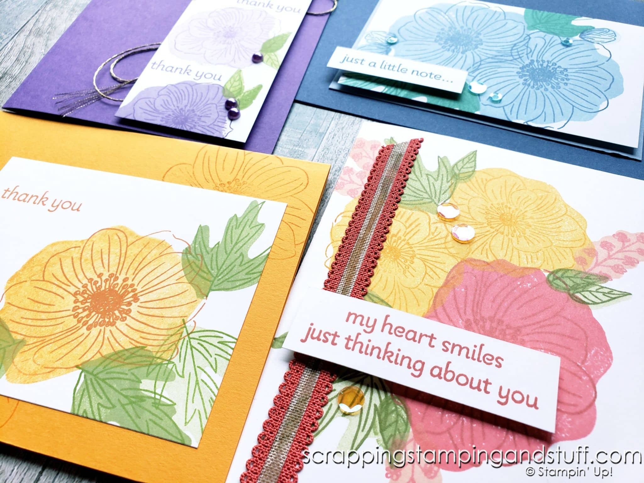 Stampin Up Back To Back Blooms & Reversibles Stamps