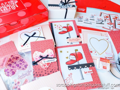 Check out these January 2021 Paper Pumpkin Alternatives and ideas for this adorable Valentine's Day card kit!