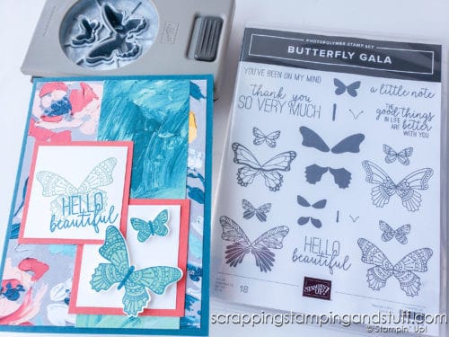 This fun card design is great for making pretty cards with any of the stamps and paper in your collection!