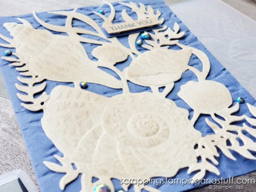 The Stampin Up Friends Are Like Seashells bundle is a gorgeous new beach-themed stamp and die set. Click here to see 7 techniques and 10 gorgeous card samples!