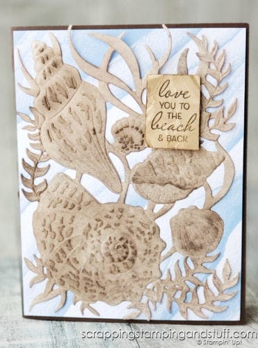 The Stampin Up Friends Are Like Seashells bundle is a gorgeous new beach-themed stamp and die set. Click here to see 7 techniques and 10 gorgeous card samples!