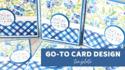 This awesome, go-to card design is perfect for quick and beautiful cards. Try it today!