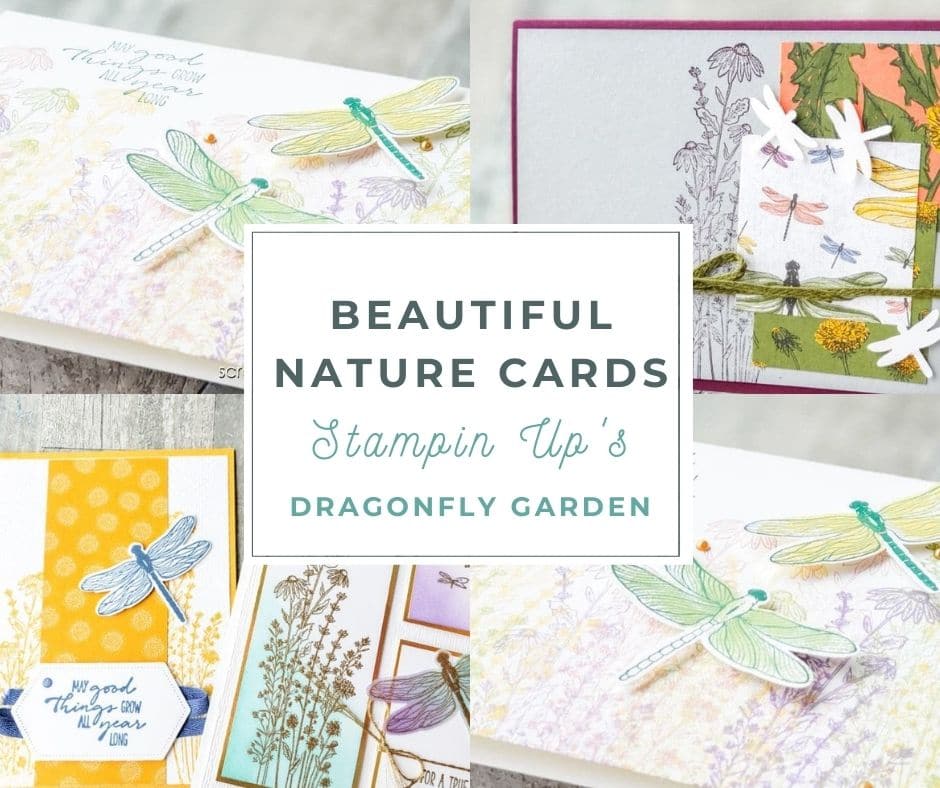 Stampin Up Dragonfly Garden Makes Stunning Nature-Themed Cards