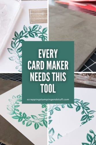Save hours of frustration in your craft room with this one little card making tool - the Stampin Pierce Mat!