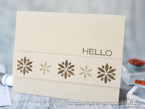 Make these three simple cards in minutes with the Stampin Up Vine Design stamp set! Perfect projects for beginning card makers! 