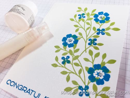 Description and Yoast SEO Snippet: Try out these 7 ways to use Shimmer Paint by Stampin Up on your card making projects.