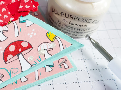 Try out these 7 ways to use Shimmer Paint by Stampin Up on your card making projects.