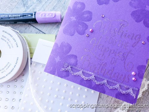 Use this trick to create embellishments in any color! Pearls, rhinestones, and dots will forever coordinate perfectly with your projects! 