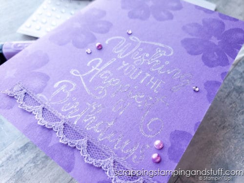 Use this trick to create embellishments in any color! Pearls, rhinestones, and dots will forever coordinate perfectly with your projects! 