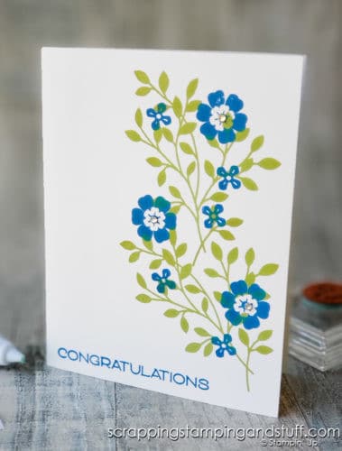 Make these three simple cards in minutes with the Stampin Up Vine Design stamp set! Perfect projects for beginning card makers!