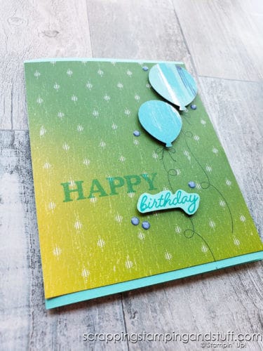 Create these beautiful congratulatory cards with Stampin Up's retiring So Much Happy stamp set and Balloon Bouquet punch.