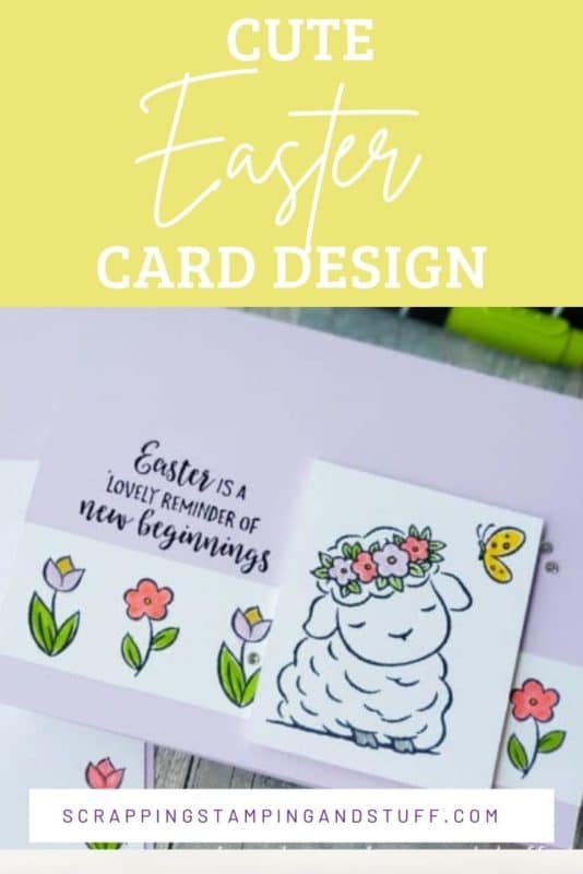 A Sweet Lamb With Stampin Up Springtime Joy