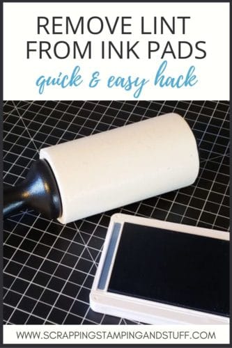 Remove lint from ink pads fast with what you say? A lint roller? Try this trick today and clean up those messy pads!