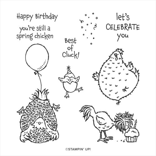 Make this hilarious hen house fun fold pop up card today with the Stampin Up Hey Birthday Chick stamp and die set!